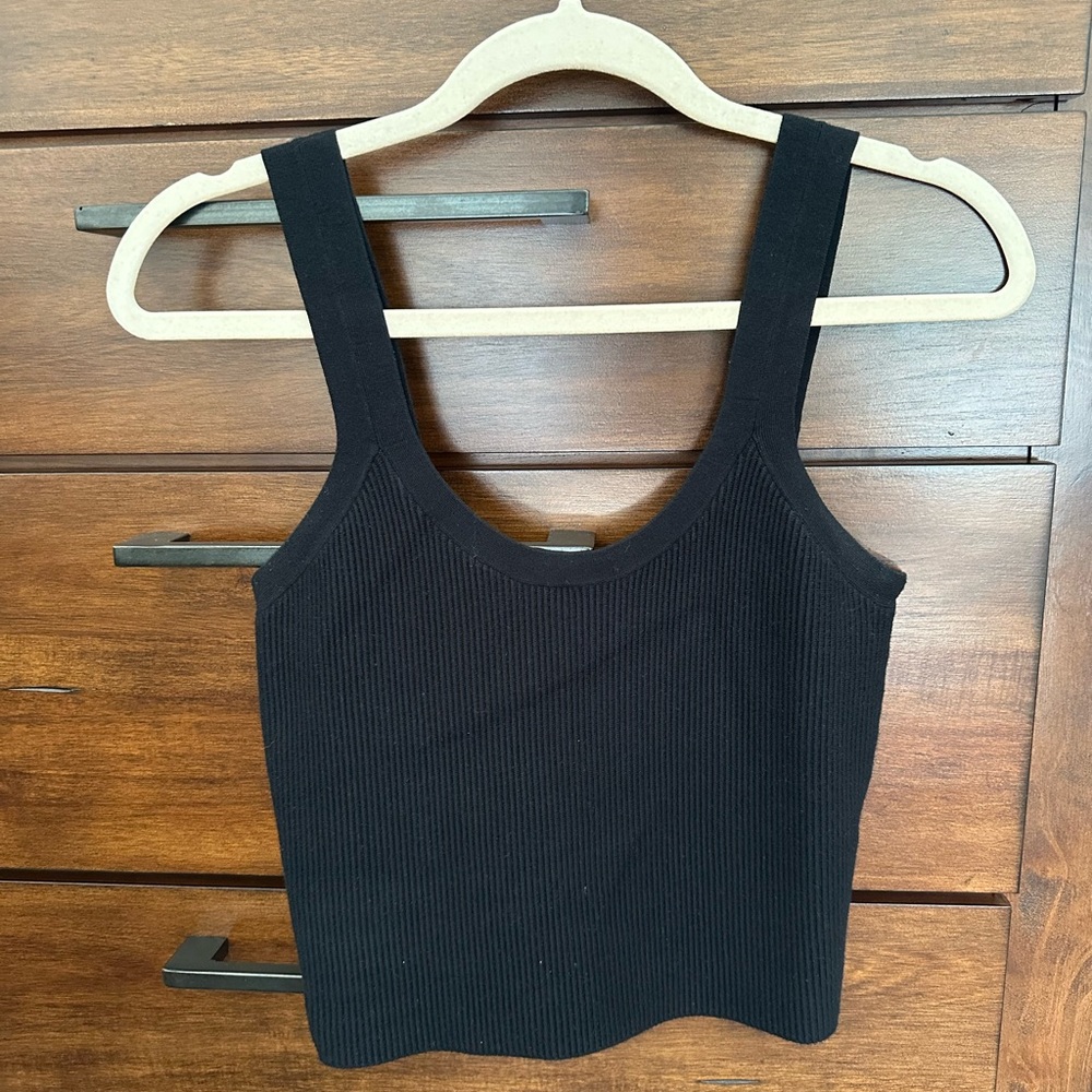 Abercrombie & Fitch Knitted Cropped Tank